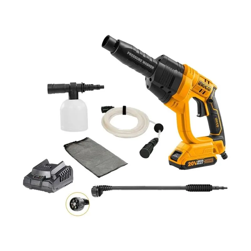 LAVADORA PRESION INALAMBRICA 20 V 2.0 Ah 2.48 MPa (24.8 bar) 2