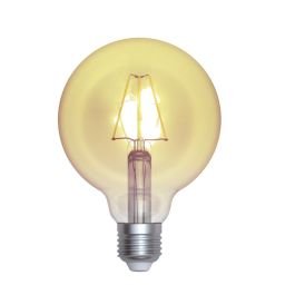 Bombillo LED filamentos 4 W vintage e27 G80 luz amarilla Sylvania