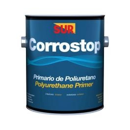 Pintura anticorrosiva base aceite Corrostop rojo mate 3.78 L (1 gal) SUR