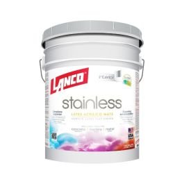 Pintura látex Stainless tint mate 18.93 L (5 gal) Lanco