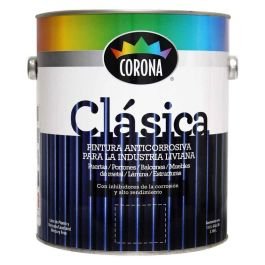 Pintura anticorrosiva Clásica gris brillante 3.78 L (1 gal) Corona