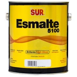 Pintura esmalte Superior 5100 plateado 3.78 L (1 gal) SUR