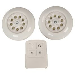 Set 2 lámparas de baterías 0.6 W 6.000 K General Lighting