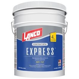 Pintura látex Express tint mate 18.93 L (5 gal) Lanco