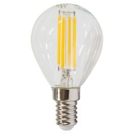 Bombillo LED filamentos 4 W e14 vela luz amarilla Ecomax Ecomax Piezas por