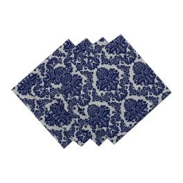 Set de 4 servilletas cuadradas variedad de colores (40 x 40) cm Priscilla Home Decor