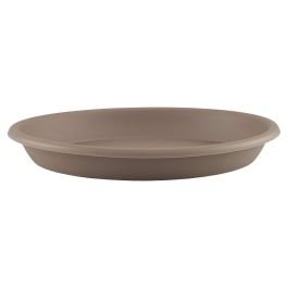 Plato para maceta venezia plástico (5.1 x 40 x 40) cm taupe