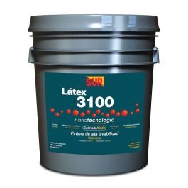 Pintura látex 3100 deep satín 18.93 L (5 gal) SUR en Soyapango