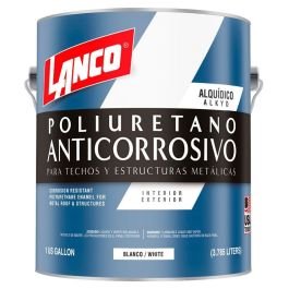 Pintura anticorrosivo de poliuretano blanco 1 galón