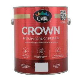 Pintura látex Crown blanco mate 3.78 L (1 gal) Cor en Nueva Concepción