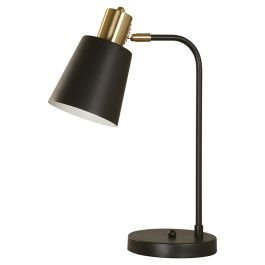 Lámpara mesa negro y dorado 33647-2 IKELITE