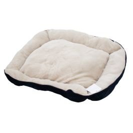 Cama afelpada rectangular para mascotas (84 x 66 x 19) cm