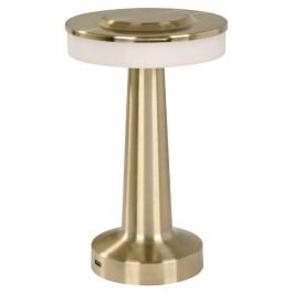 Lámpara mesa LED 3 W dorado USB + touch + atenuable 25063-0 IKELITE