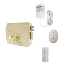 Kit cerradura electrica derecha con transformador en Tecoluca