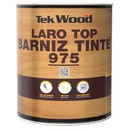 Barniz tinte Laro Top 975 caoba brillante 946 mL (1/4 gal) SUR