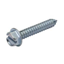 Tornillo #14 x 3.81 cm (1-1/2") hexagonal rosca ordinaria punta fina