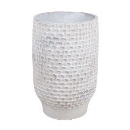 Maceta de piso fibra - cemento (28 x 28 x 45) cm g en Ayutuxtepeque