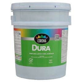 Pintura látex Dura blanco 18.93 L (5 gal) Corona