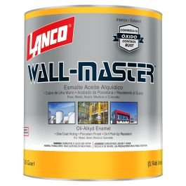 Pintura aceite Wall Master accent brillante 946 mL (1/4 gal) Lanco