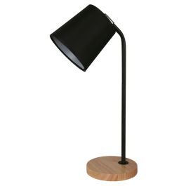 Lámpara de mesa moderna negro 1 luz e27 30418 IKELITE