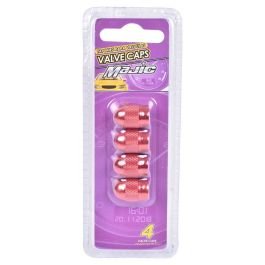 Valvula llanta rojo 4 piezas