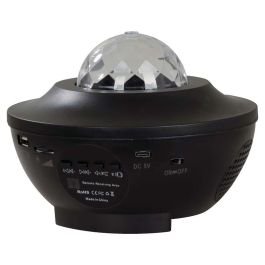 Lámpara mesa LED 5 W luz disco + bluetooth + bocina + control remoto 33684-2 IKELITE