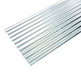 Lámina galvanizada ondulada calibre 28 (182 x 91) cm (2 x 1) yda 0.23 mm