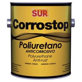Pintura anticorrosiva Poliuretano Corrostop blanco 3.78 L (1 gal) SUR