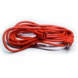 Extensión eléctrica SJTW 2 x 1.31 mm2 5 m (16 AWG) uso pesado naranja Tezza