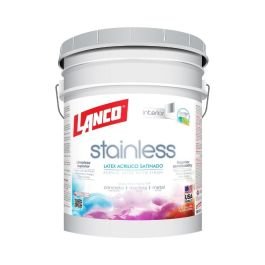 Pintura látex Stainless pastel satín 18.93 L (5 gal) Lanco