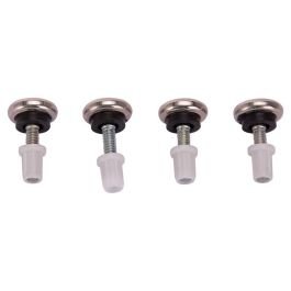 Taco con regulación para mueble o silla 22.2 mm (7/8"), incluye anclas plásticas (4 unidades) Orgill