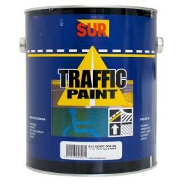 Pintura para señalamiento vial Traffic Paint blanco brillante 3.78 L (1 gal) SUR