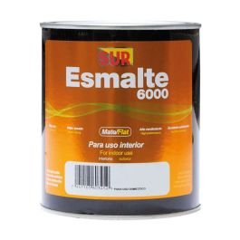 Pintura esmalte 6000 blanco mate 946 mL (1/4 gal) SUR