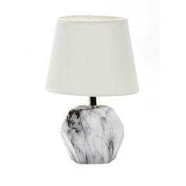 Lámpara de mesa moderna marmoleada 1 luz BC460