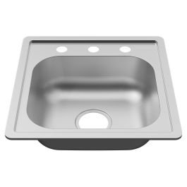 Fregadero acero inoxidable empotrar 1 batea (45 x 45) c en Mejicanos