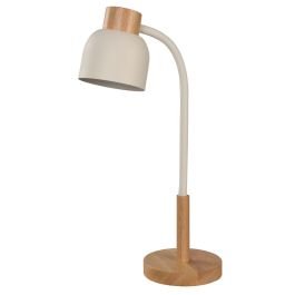 Lámpara de mesa moderna blanco 1 luz LED atenuable 31572 IKELITE