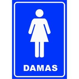 Rótulo Banos mujer