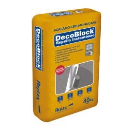 Decoblock gris fino 40 kg