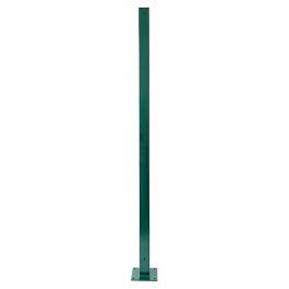 Poste para malla perimetral verde electrostática de acero 1 m