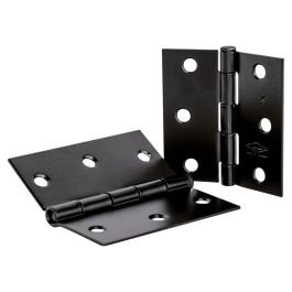 Bisagra libro 8.8 cm (3" 1/2) negro 2 piezas Induma