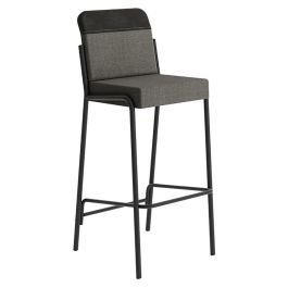 Silla alta negra (104 x 42 x 50) cm soporta hasta 100 kg Carraro