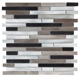 Malla mezcla chamgpane de metal beige 7.6x31.4 cm 1 pieza Surfaces