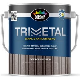 Pintura anticorrosiva Trimetal rojo óxido brillante 946 mL (1/4 gal) Corona