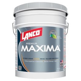 Pintura látex Maxima Premium blanco satinado18.93  en San Matías