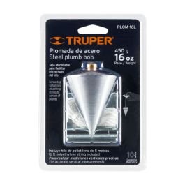 Plomada de acero 453 g Truper en Santa Cruz Analquito