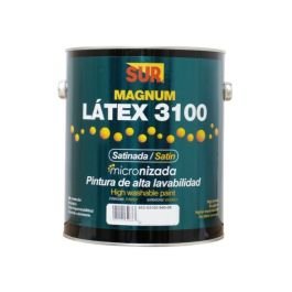 Pintura látex 3100 blanco satín 946 mL (1/4 gal) SUR