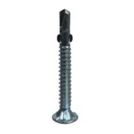 Tornillo 8x2-1/4'' rosca ordinaria punta broca con aleta