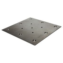 Placa grande para mesa acero inoxidable galvanizado (0.2 x 15.2 x 15.2) cm