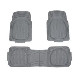 Set 3 alfombras para carro Enforcer caucho gris en Meanguera del Golfo