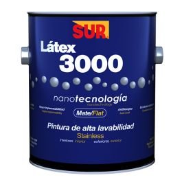 Pintura Latex 3000 blanco mate 1 galón
